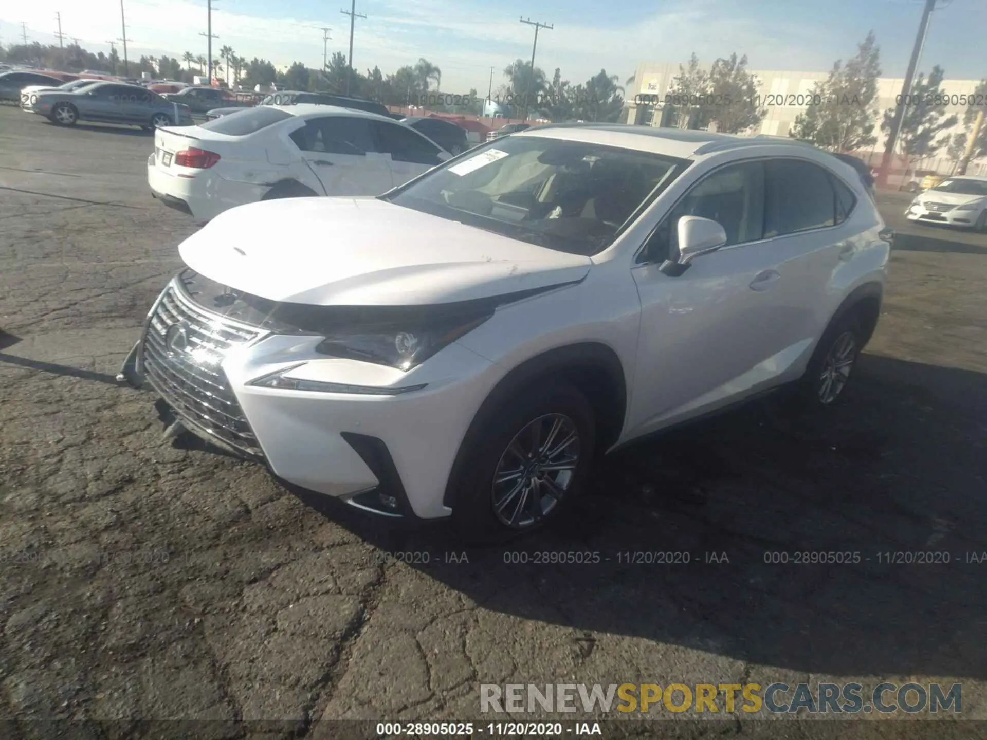 2 Photograph of a damaged car JTJDARBZ0L2173988 LEXUS NX 2020