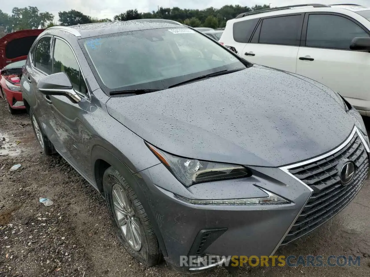 1 Photograph of a damaged car JTJDARBZ1L2177533 LEXUS NX 2020