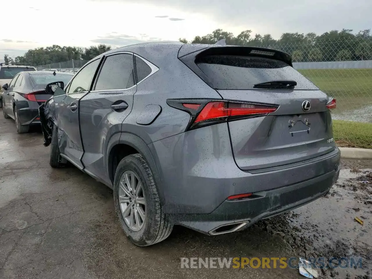 3 Photograph of a damaged car JTJDARBZ1L2177533 LEXUS NX 2020