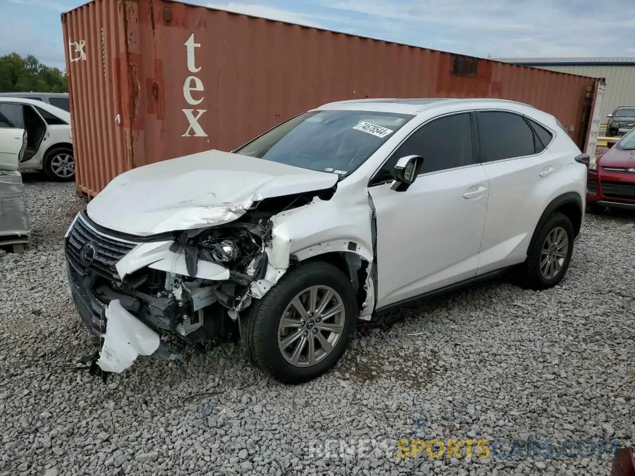 1 Photograph of a damaged car JTJDARBZ1L5004884 LEXUS NX 2020