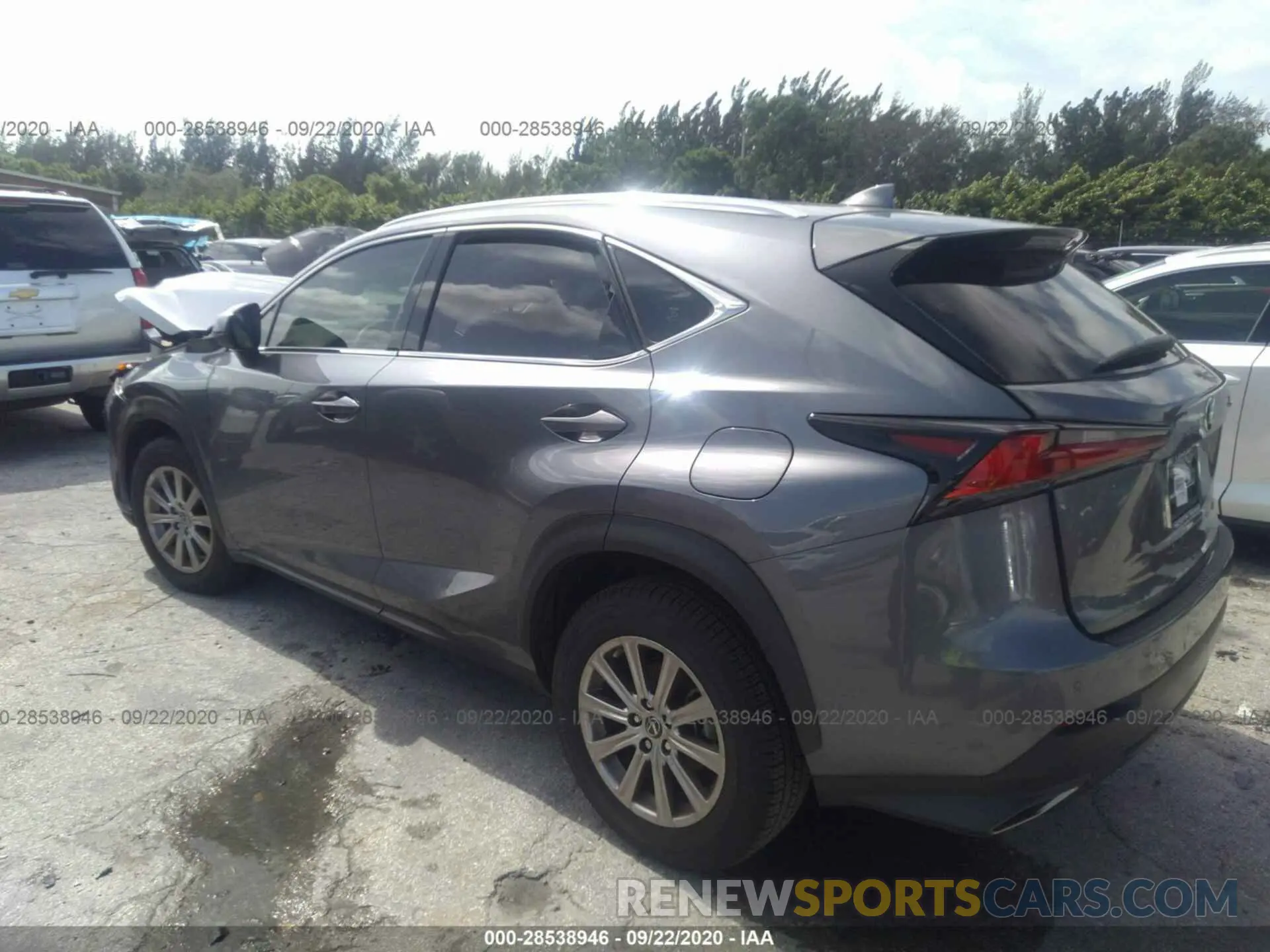 3 Photograph of a damaged car JTJDARBZ2L2165939 LEXUS NX 2020