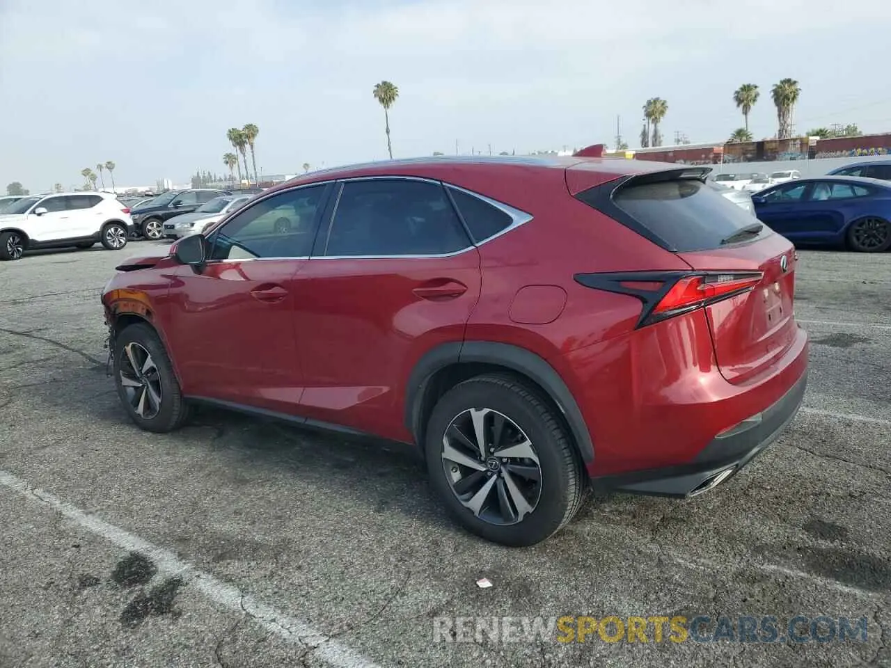 2 Photograph of a damaged car JTJDARBZ3L5007219 LEXUS NX 2020