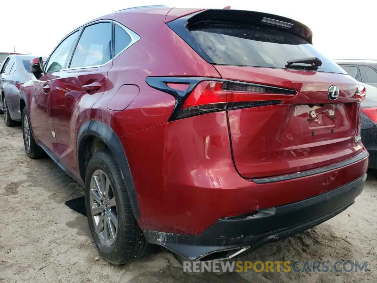 3 Photograph of a damaged car JTJDARBZ3L5012307 LEXUS NX 2020