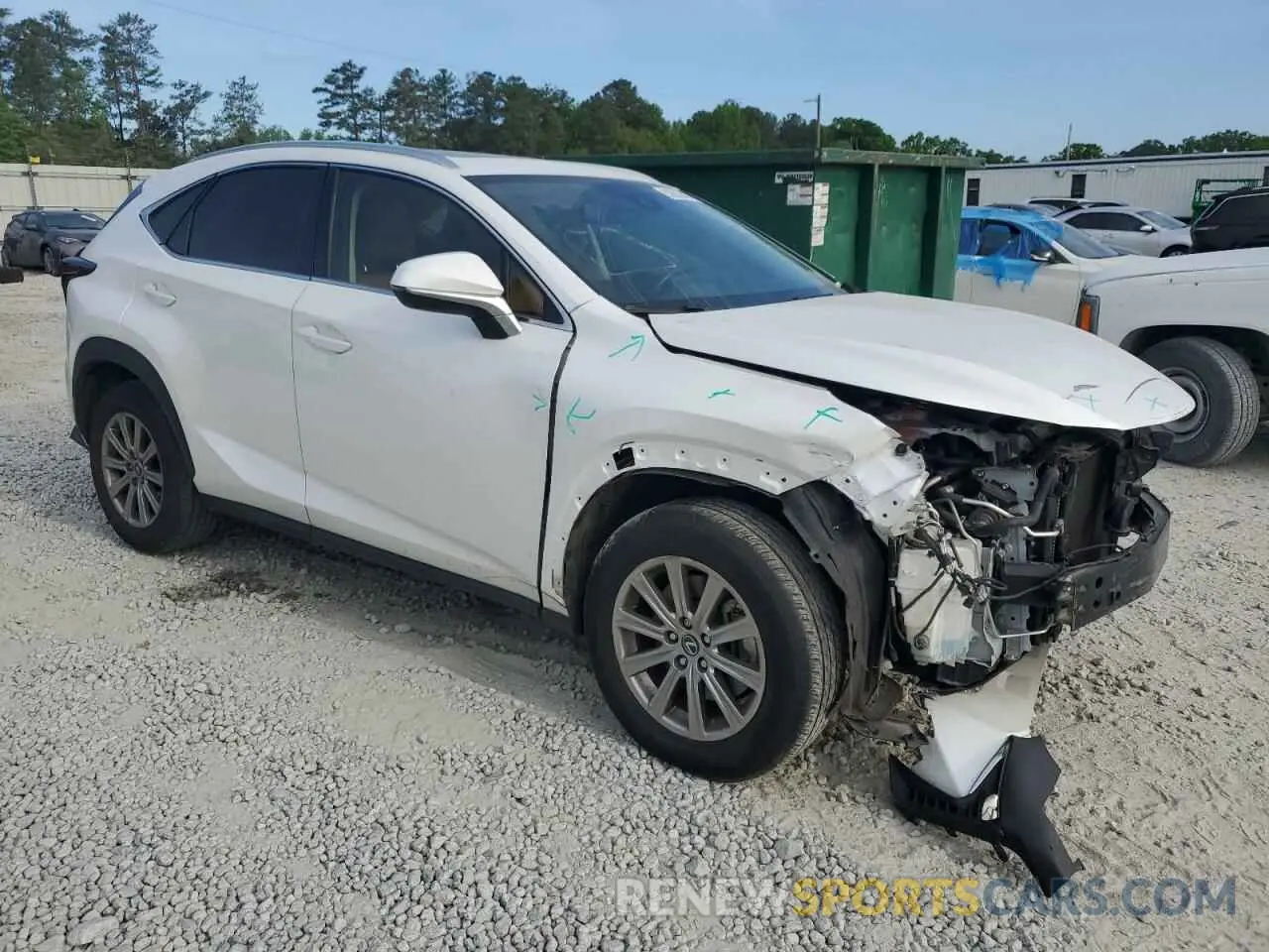 4 Фотография поврежденного автомобиля JTJDARBZ3L5013344 LEXUS NX 2020