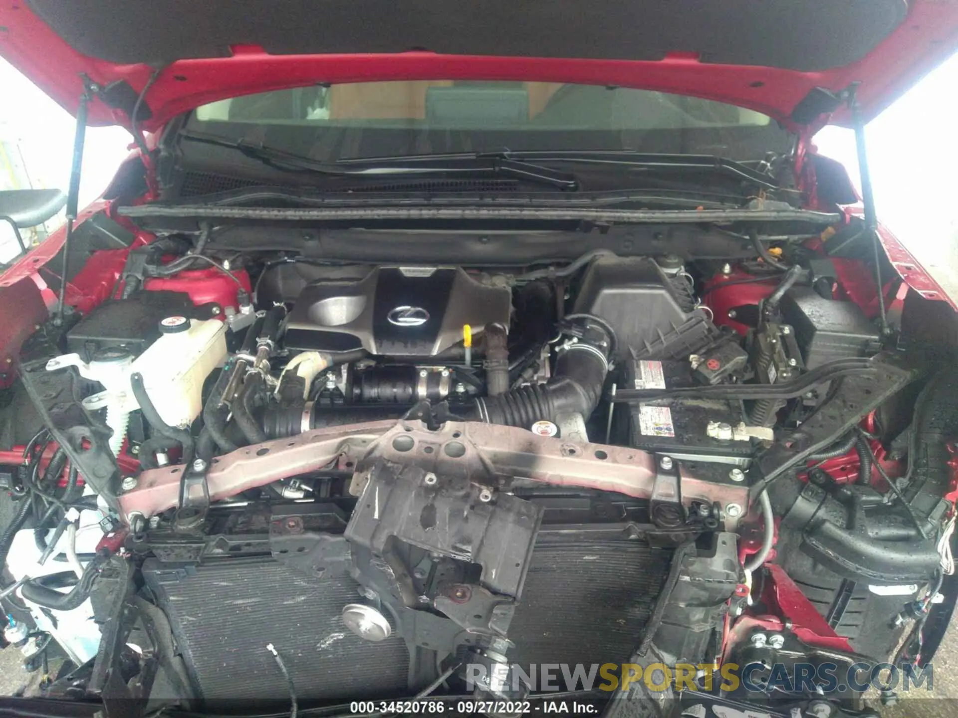 10 Photograph of a damaged car JTJDARBZ4L5001235 LEXUS NX 2020