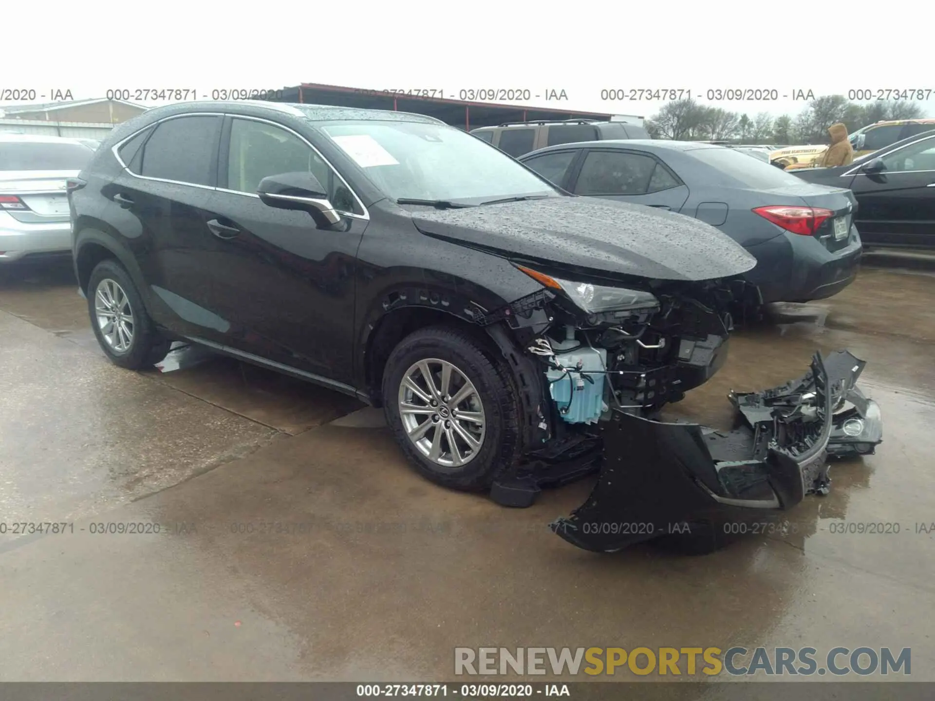 1 Photograph of a damaged car JTJDARBZ4L5007407 LEXUS NX 2020