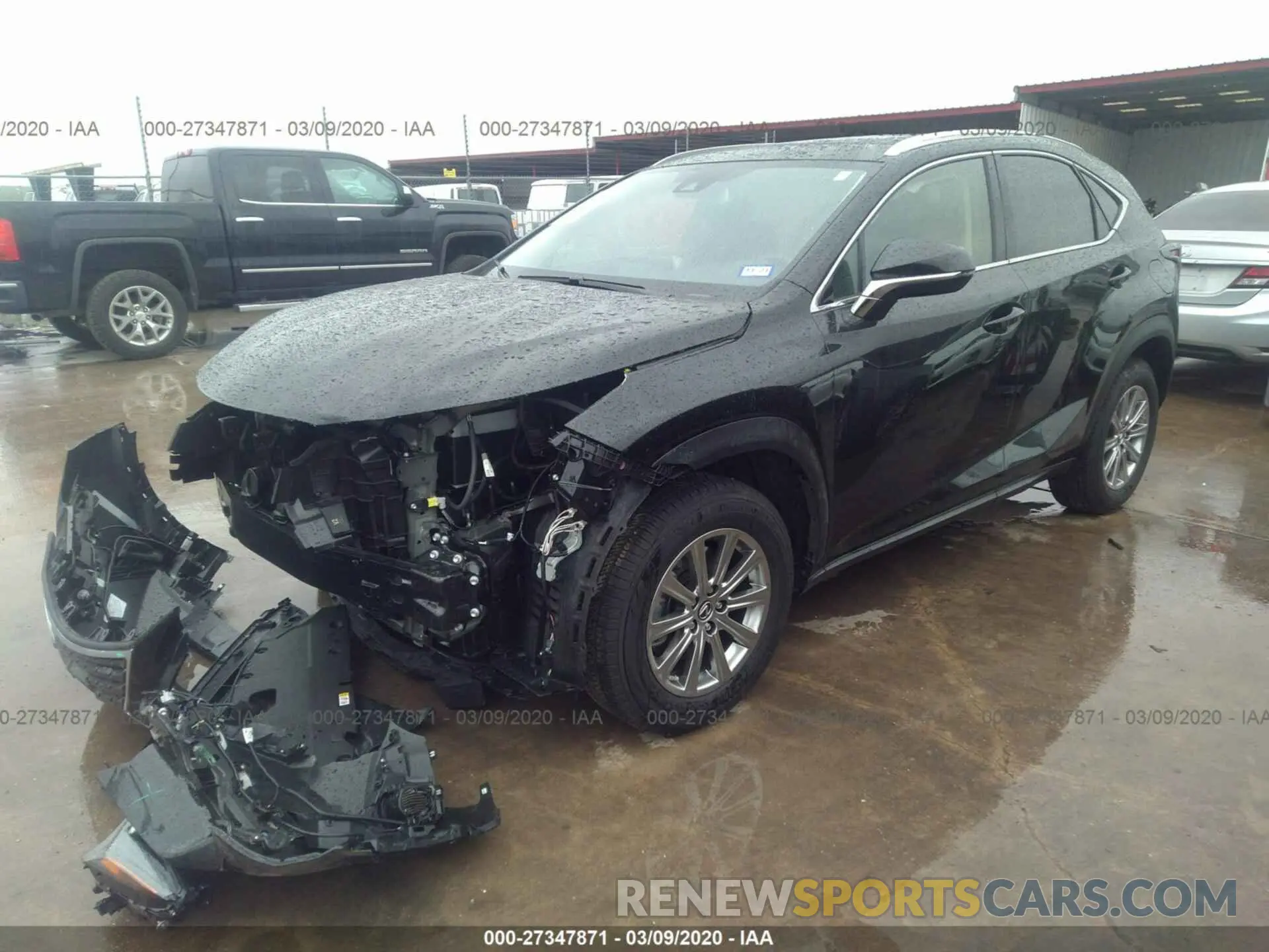 2 Photograph of a damaged car JTJDARBZ4L5007407 LEXUS NX 2020