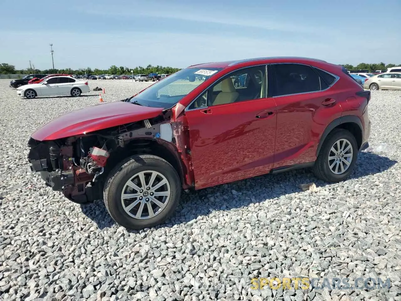1 Photograph of a damaged car JTJDARBZ4L5012896 LEXUS NX 2020