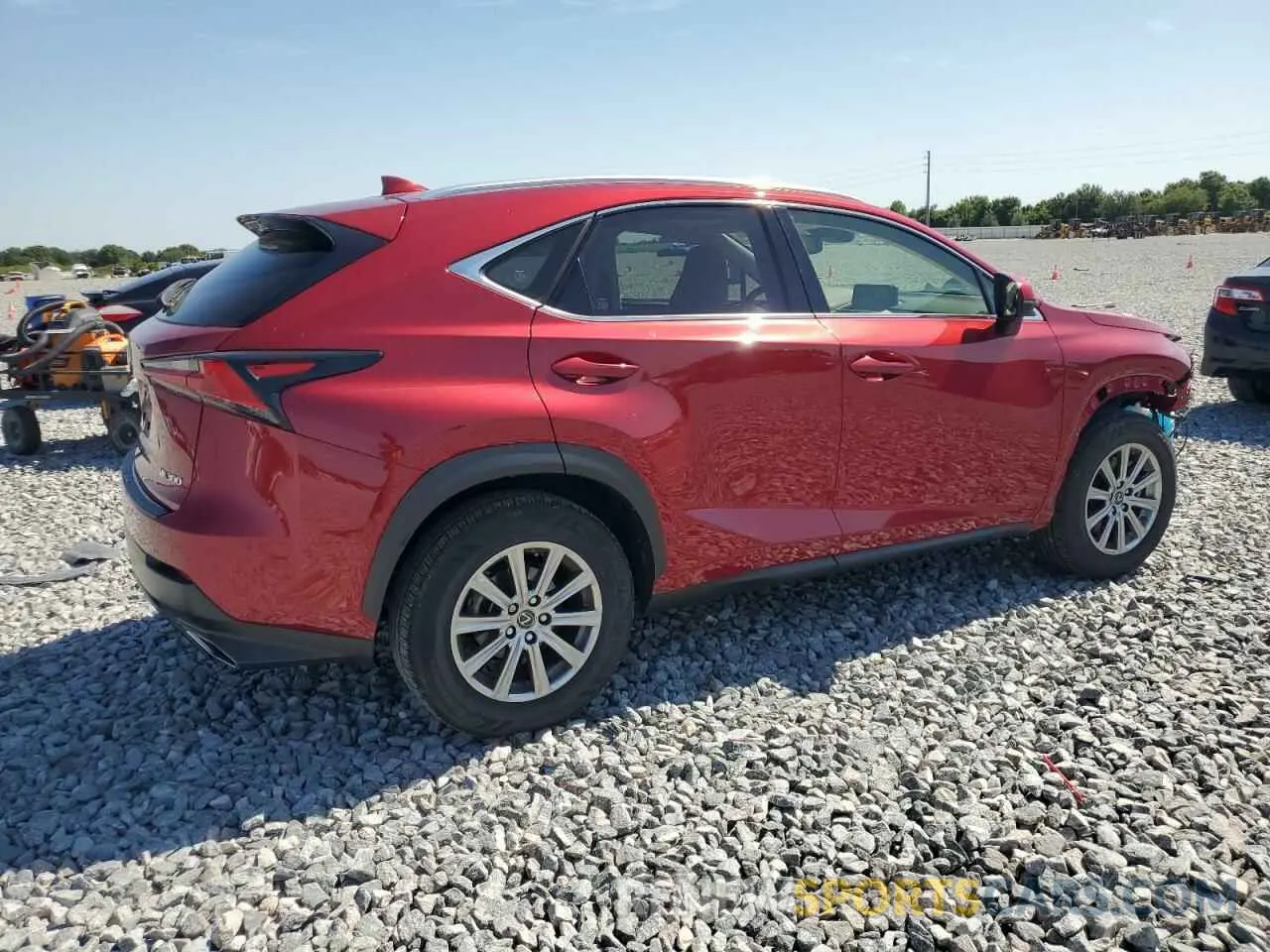 3 Photograph of a damaged car JTJDARBZ4L5012896 LEXUS NX 2020
