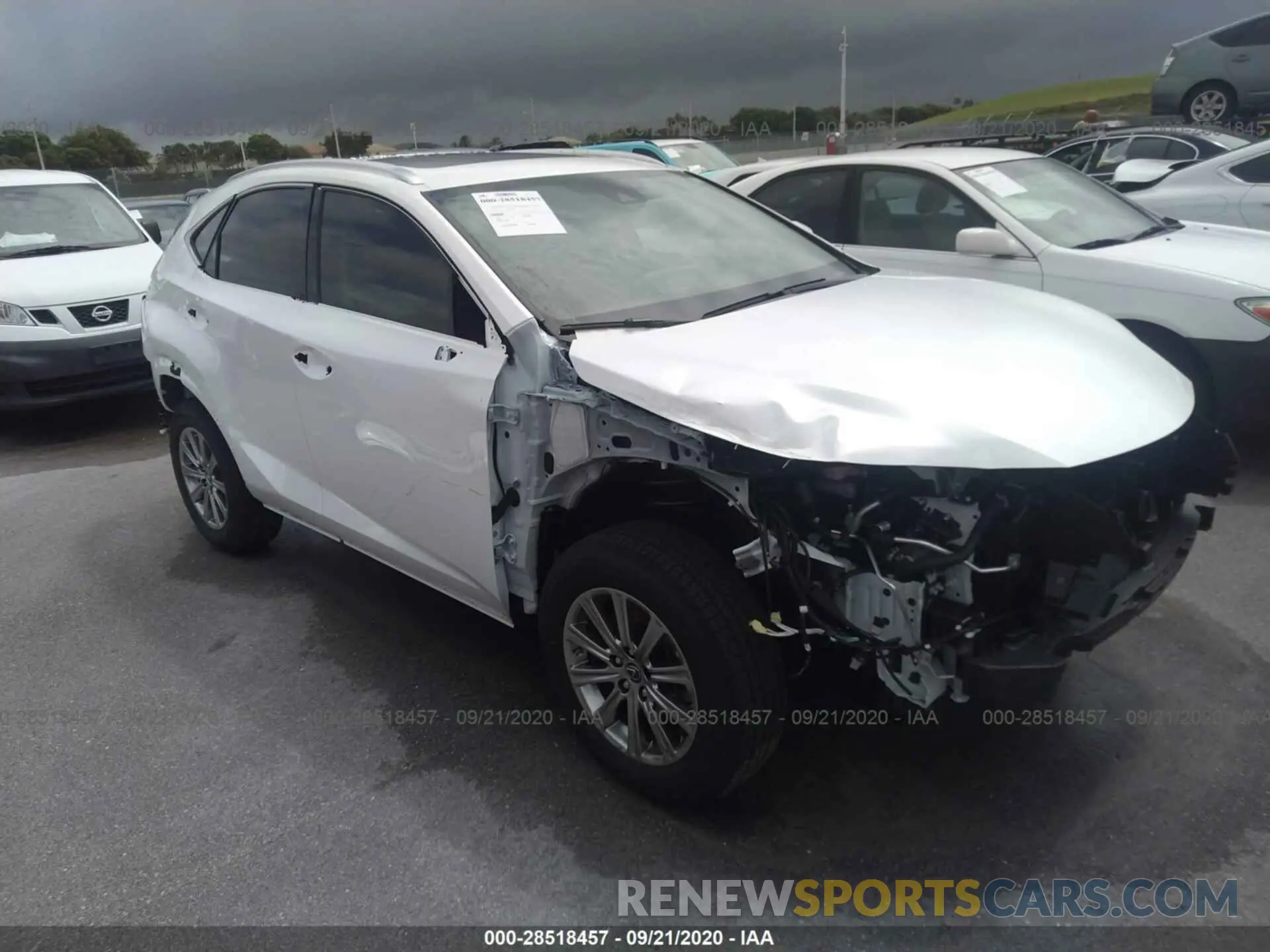 1 Photograph of a damaged car JTJDARBZ7L2178153 LEXUS NX 2020