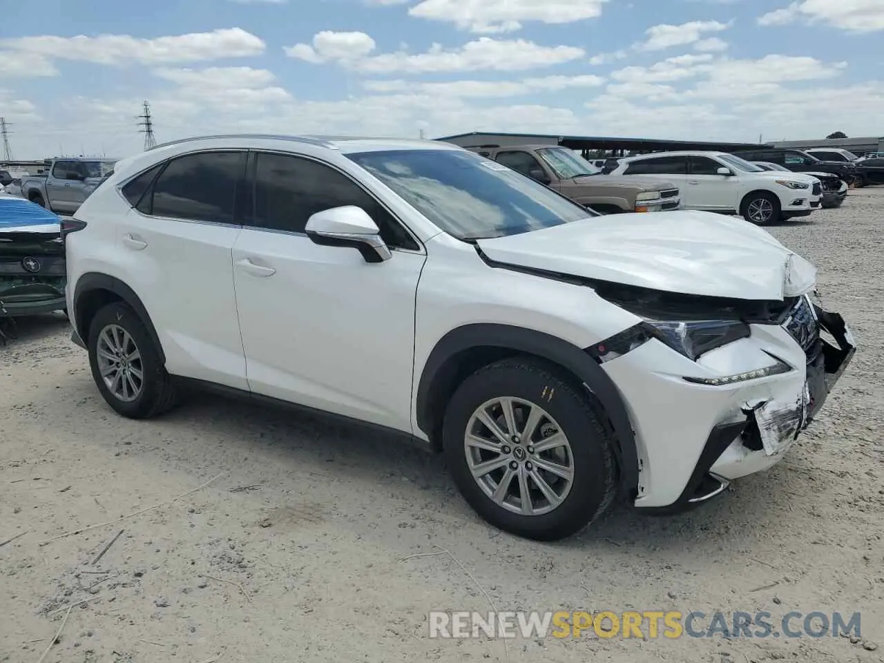 4 Photograph of a damaged car JTJDARBZ8L2176993 LEXUS NX 2020