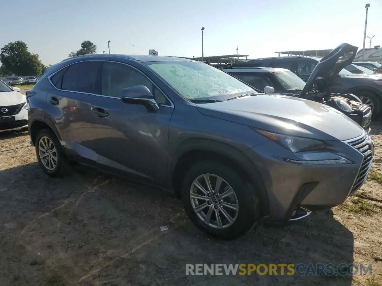 4 Photograph of a damaged car JTJDARBZ8L2177819 LEXUS NX 2020