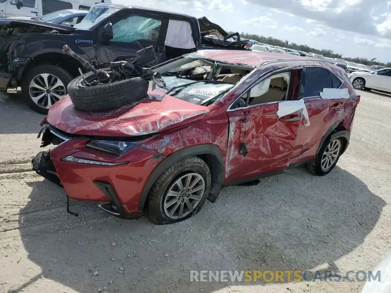 1 Фотография поврежденного автомобиля JTJDARDZ0L2235578 LEXUS NX 2020
