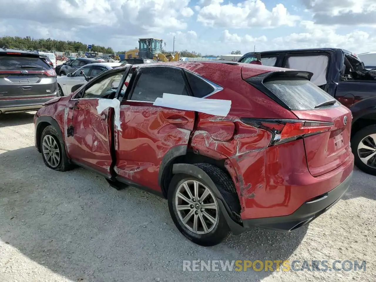 2 Фотография поврежденного автомобиля JTJDARDZ0L2235578 LEXUS NX 2020