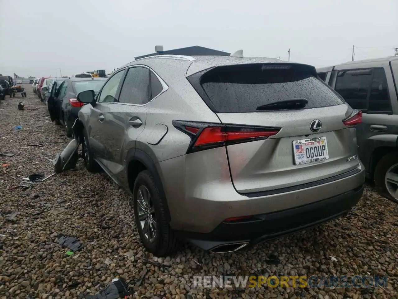 3 Фотография поврежденного автомобиля JTJDARDZ1L5001691 LEXUS NX 2020