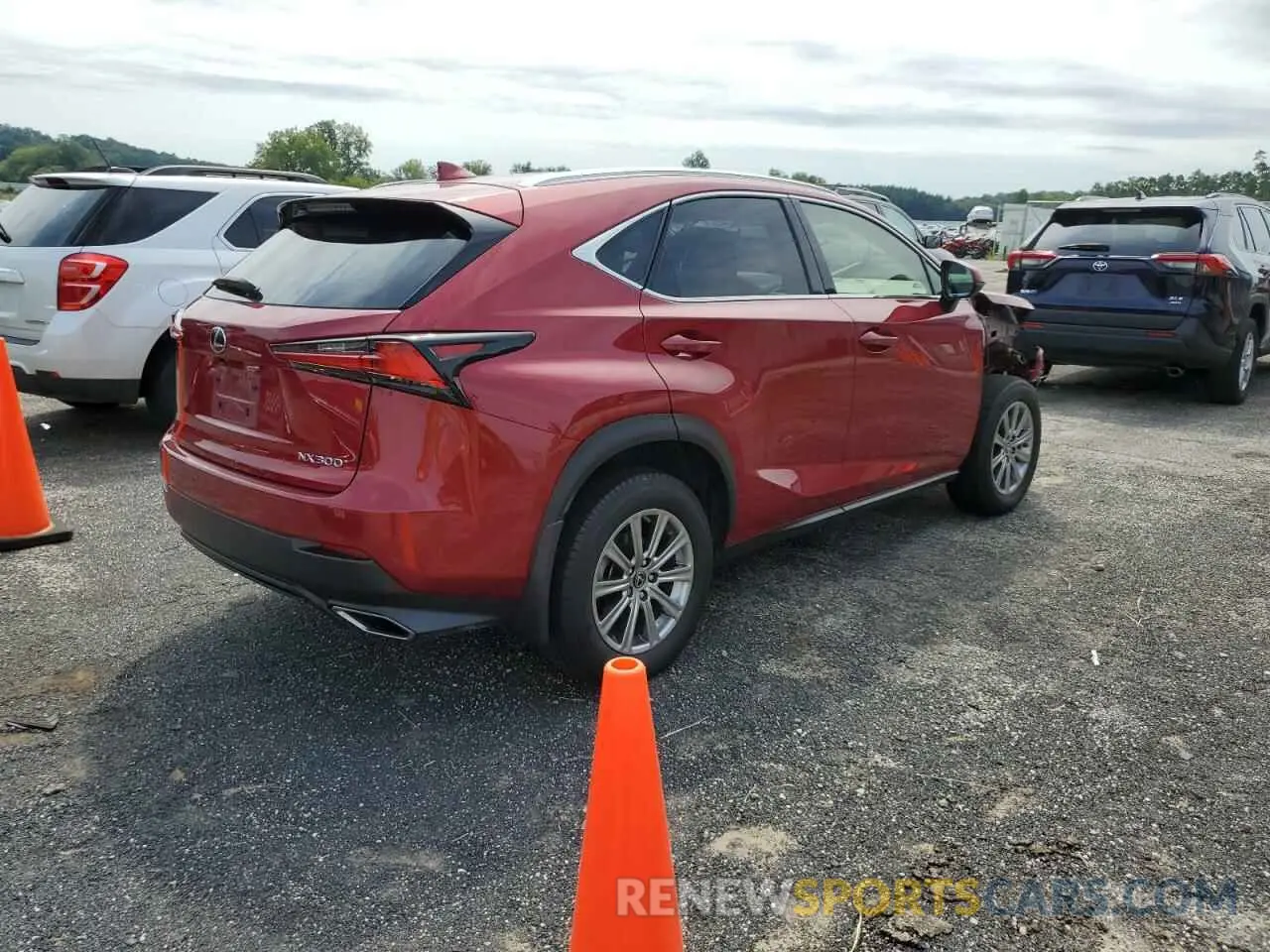 3 Фотография поврежденного автомобиля JTJDARDZ1L5015770 LEXUS NX 2020