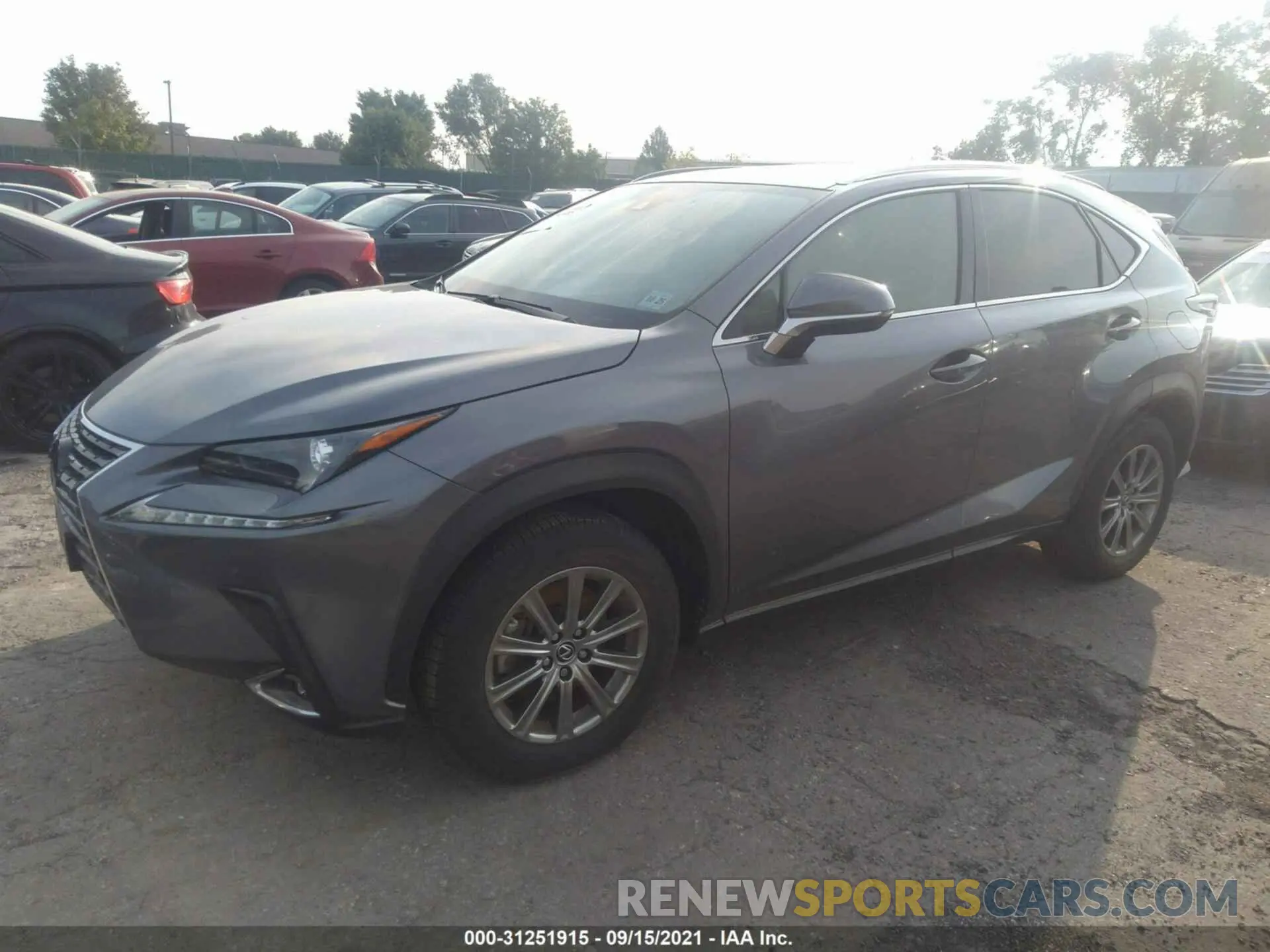 2 Photograph of a damaged car JTJDARDZ4L2220811 LEXUS NX 2020