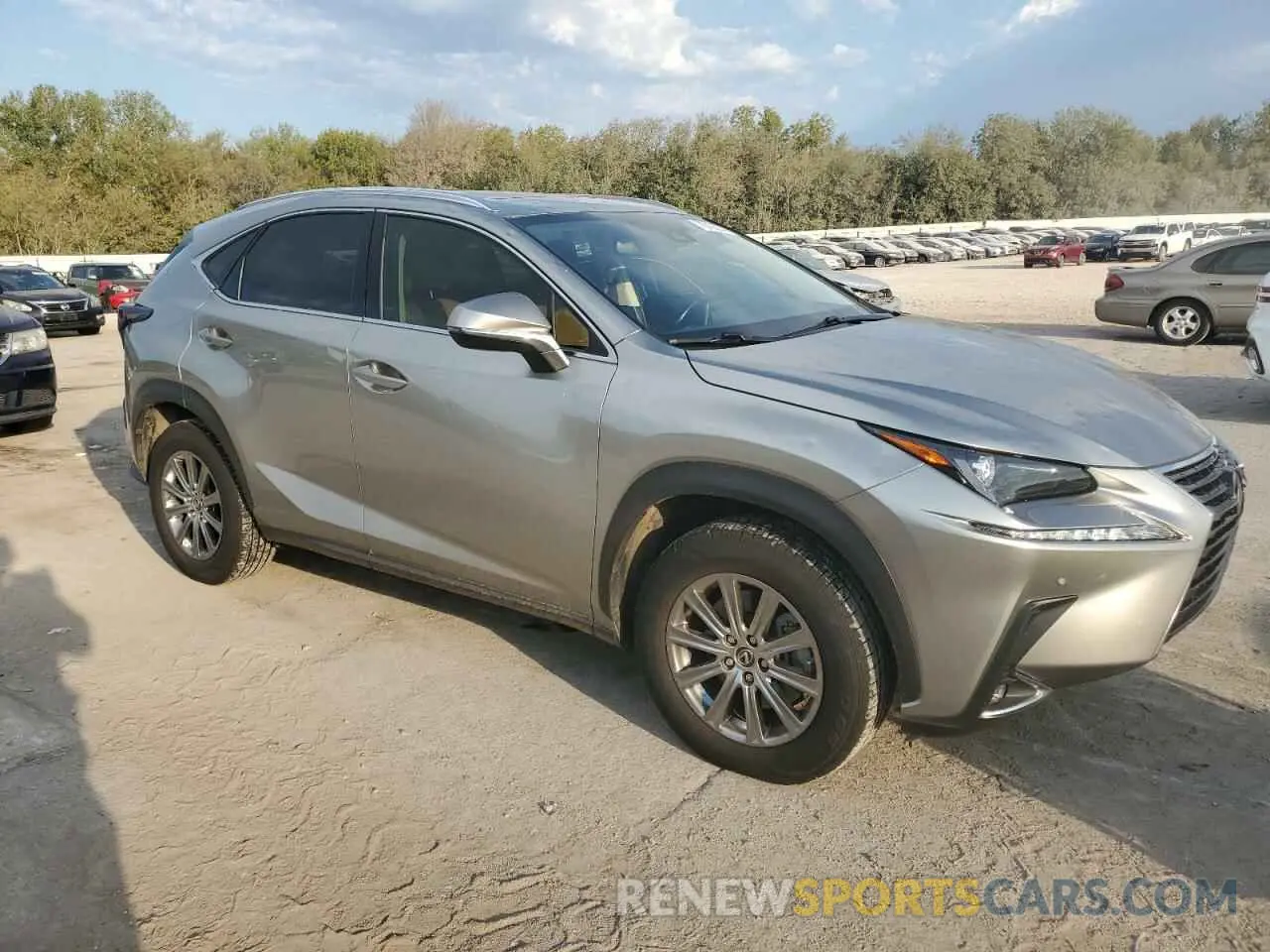 4 Фотография поврежденного автомобиля JTJDARDZ4L2225975 LEXUS NX 2020