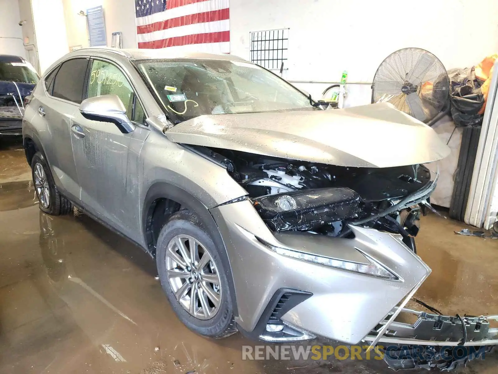 1 Photograph of a damaged car JTJDARDZ4L2235535 LEXUS NX 2020