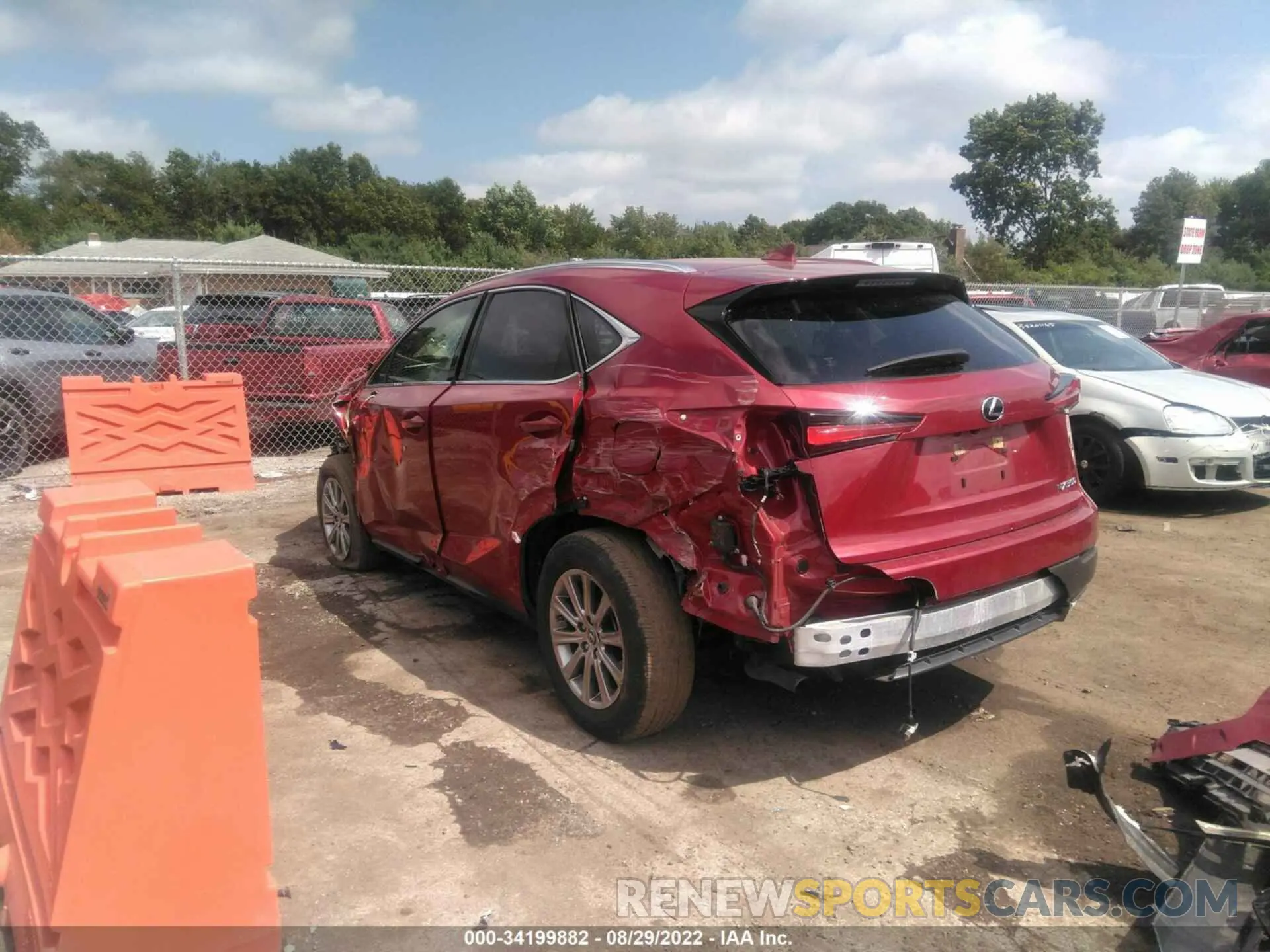 3 Photograph of a damaged car JTJDARDZ7L5016650 LEXUS NX 2020