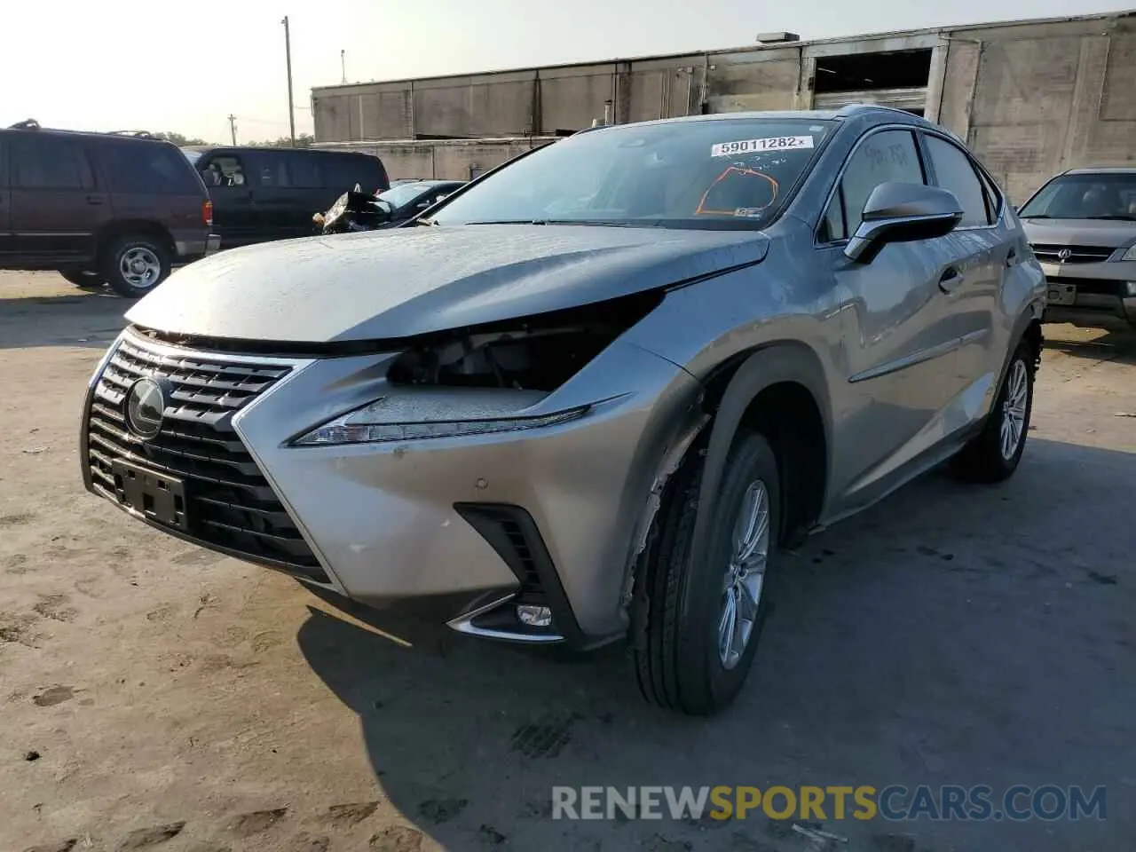 2 Photograph of a damaged car JTJDARDZ7L5016941 LEXUS NX 2020
