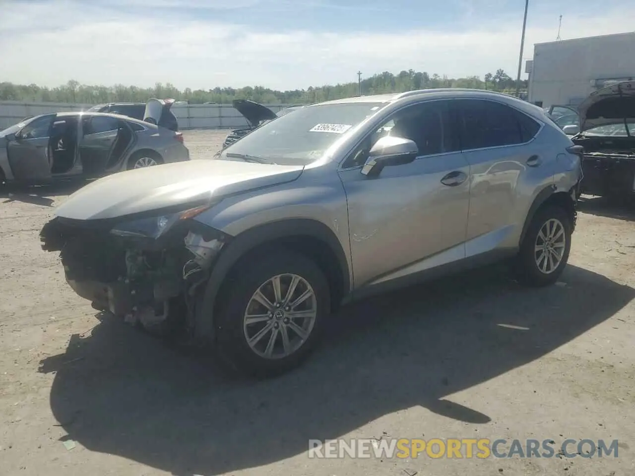 1 Photograph of a damaged car JTJDARDZ8L2226370 LEXUS NX 2020