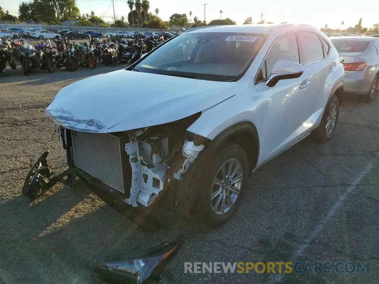 2 Photograph of a damaged car JTJDARDZXL5016609 LEXUS NX 2020