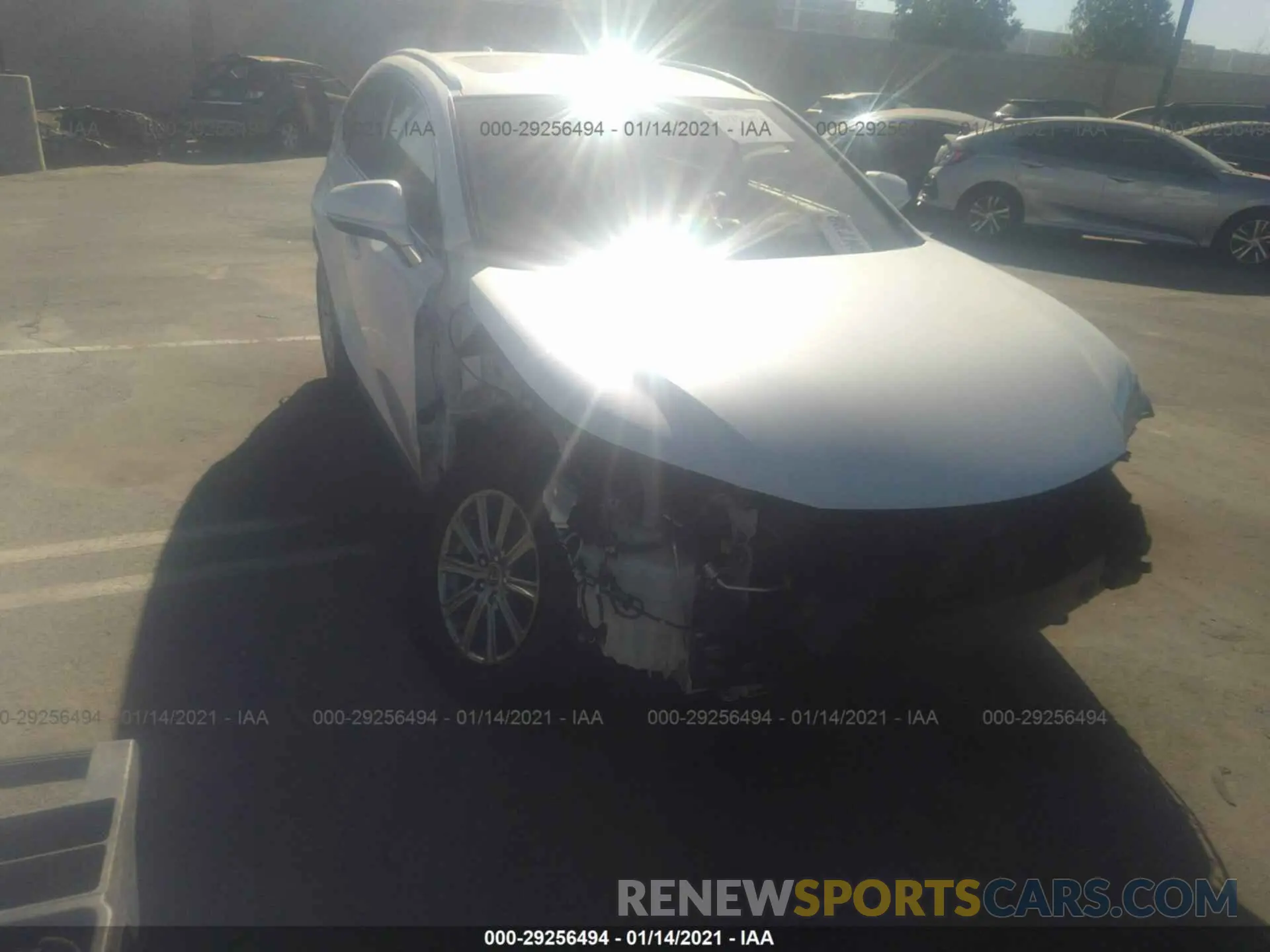 1 Photograph of a damaged car JTJDJRDZ3L5002275 LEXUS NX 2020