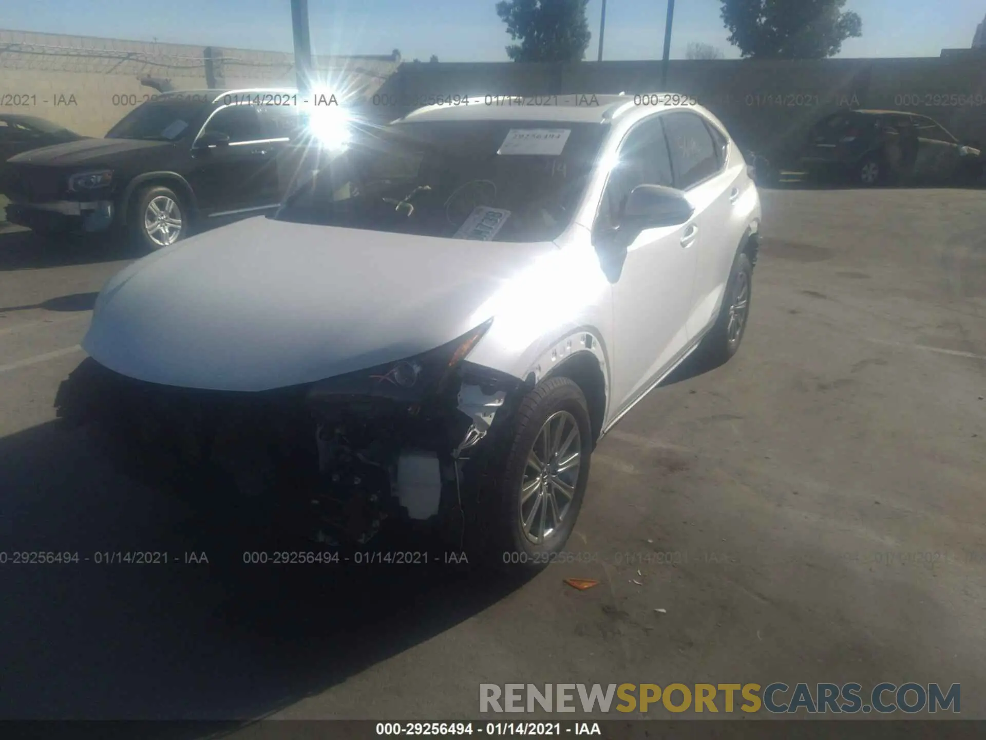 2 Photograph of a damaged car JTJDJRDZ3L5002275 LEXUS NX 2020
