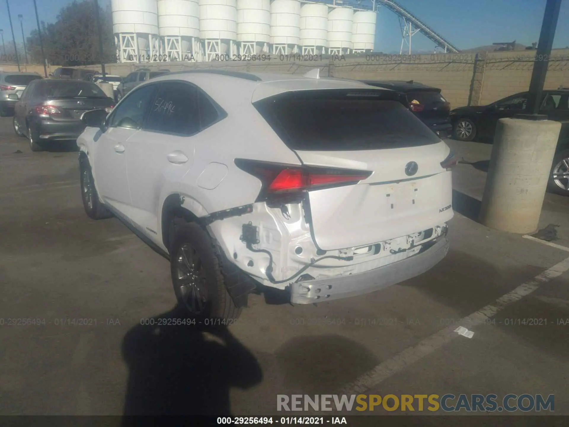 3 Photograph of a damaged car JTJDJRDZ3L5002275 LEXUS NX 2020