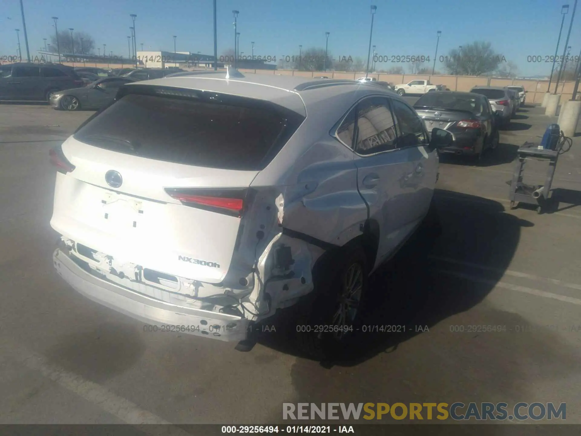 4 Photograph of a damaged car JTJDJRDZ3L5002275 LEXUS NX 2020