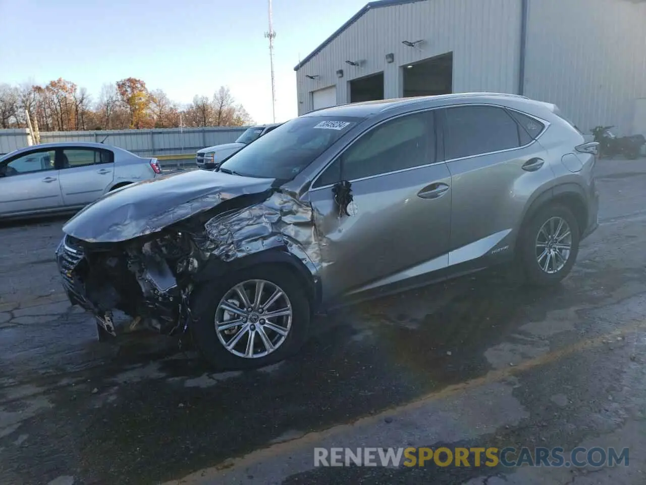 1 Photograph of a damaged car JTJDJRDZ7L2129404 LEXUS NX 2020