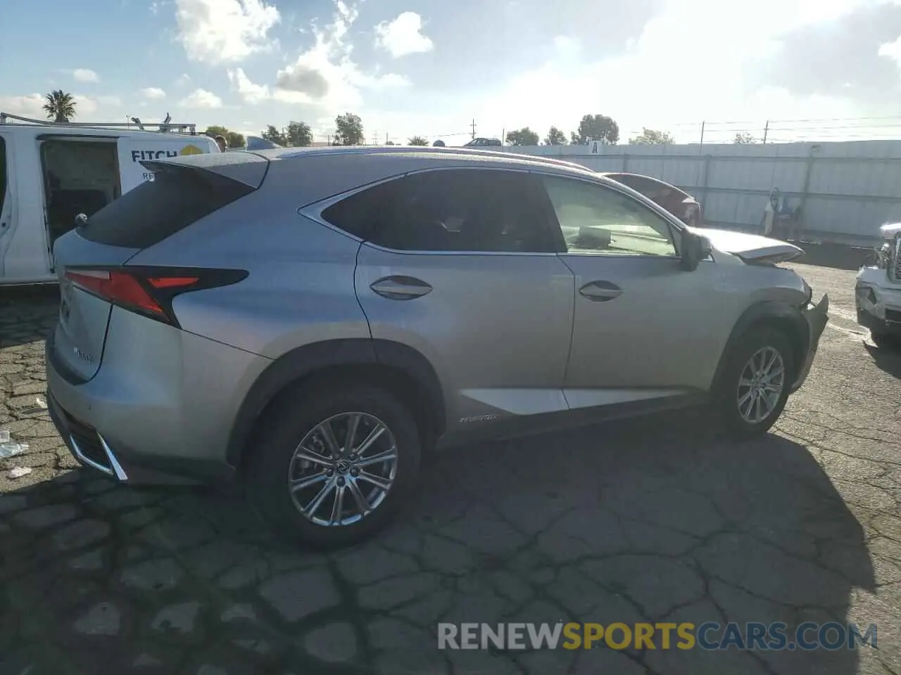3 Photograph of a damaged car JTJDJRDZ8L2133431 LEXUS NX 2020