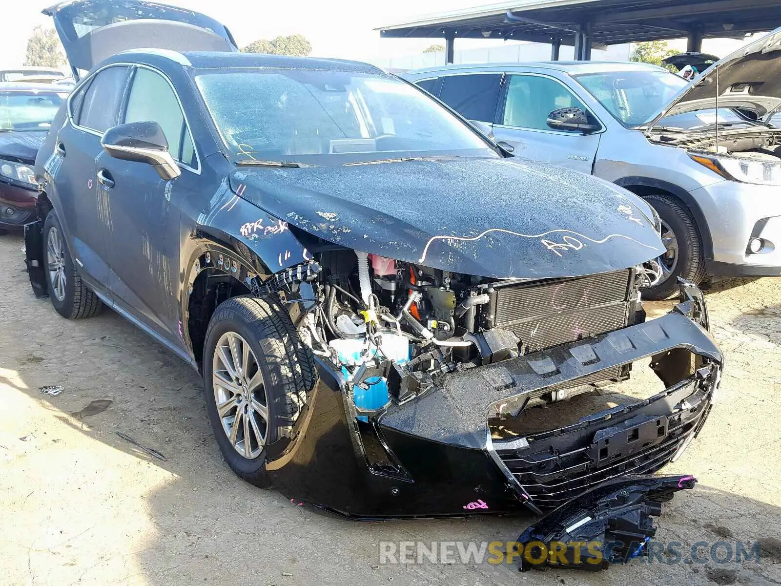1 Photograph of a damaged car JTJDJRDZ9L2133454 LEXUS NX 2020