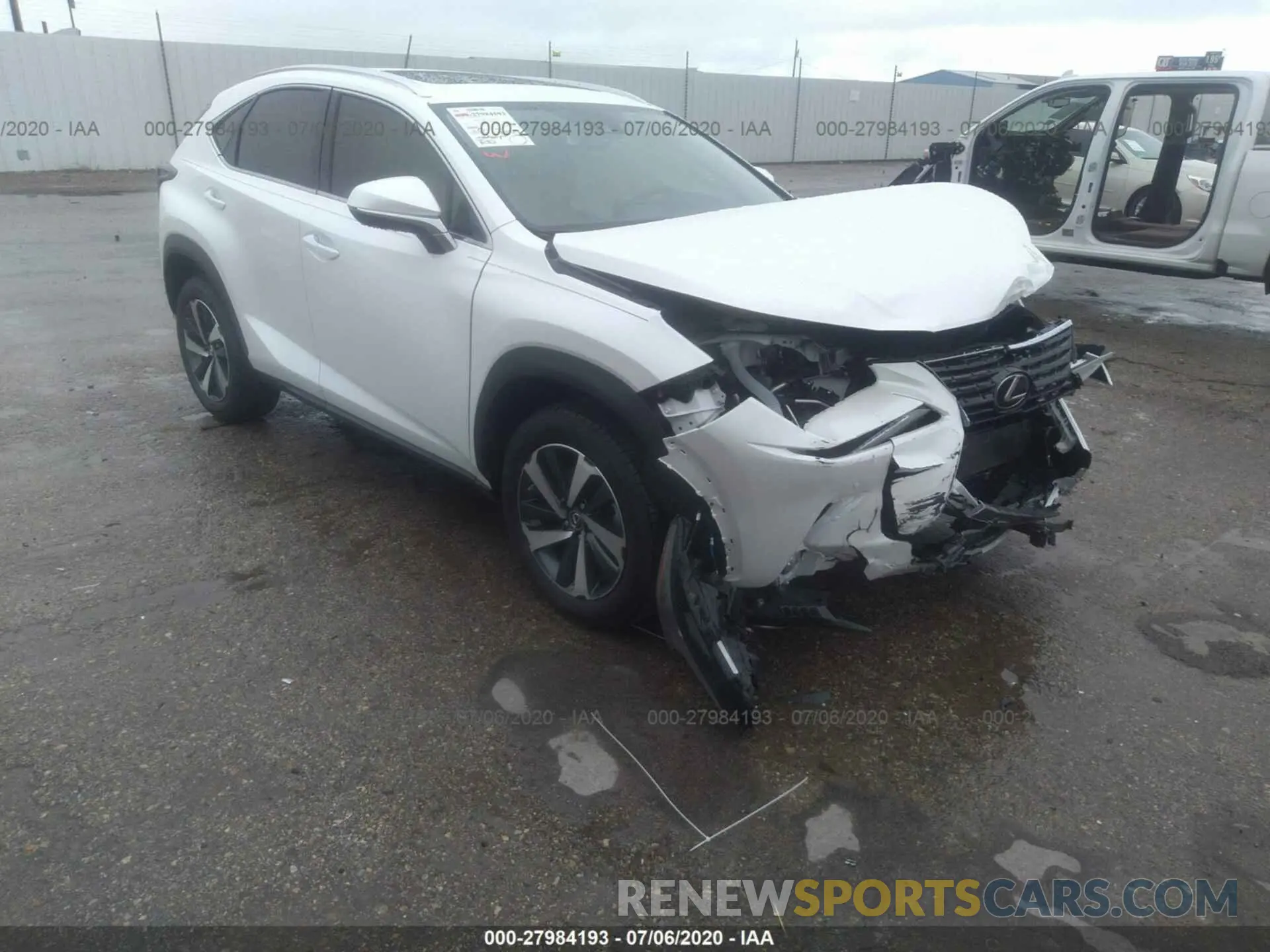 1 Photograph of a damaged car JTJGARBZ0L5017767 LEXUS NX 2020