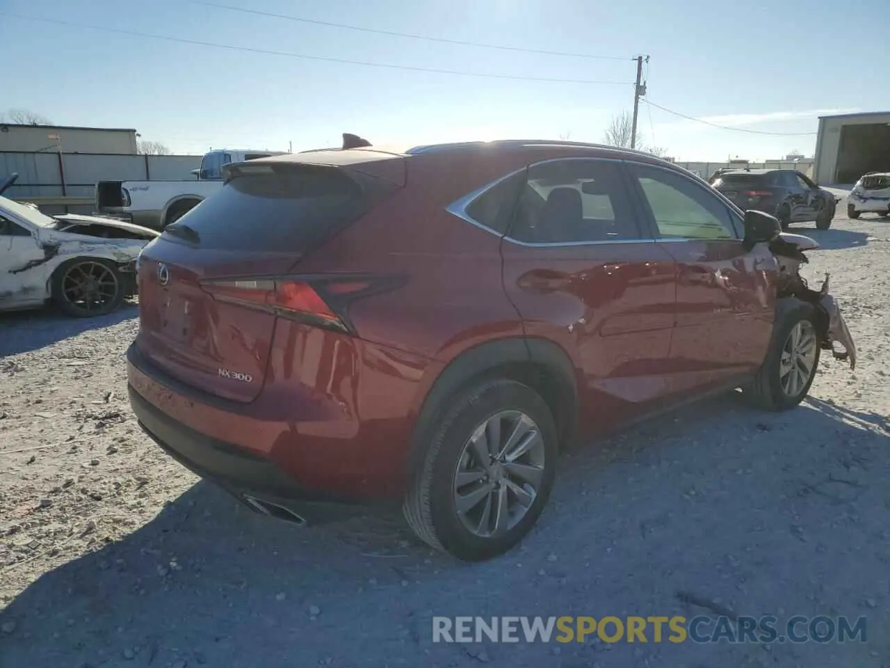 3 Фотография поврежденного автомобиля JTJGARBZ2L2160513 LEXUS NX 2020