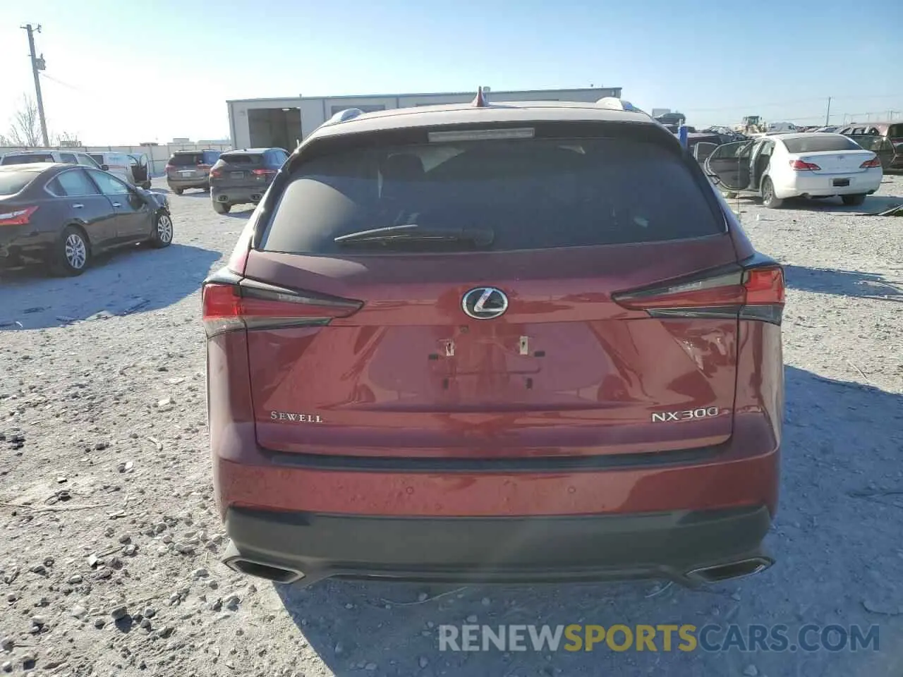 6 Фотография поврежденного автомобиля JTJGARBZ2L2160513 LEXUS NX 2020