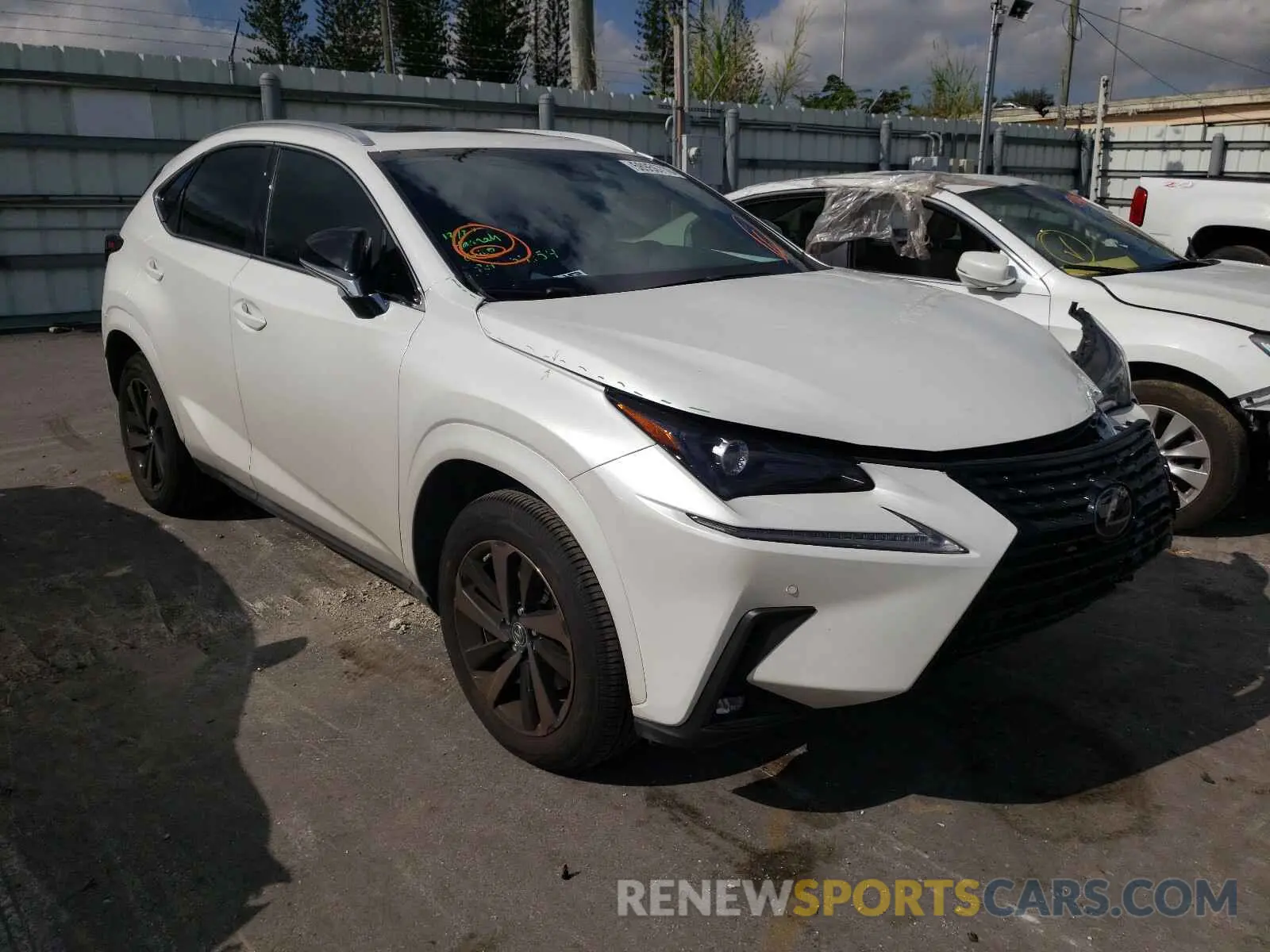 1 Photograph of a damaged car JTJGARBZ3L2171021 LEXUS NX 2020