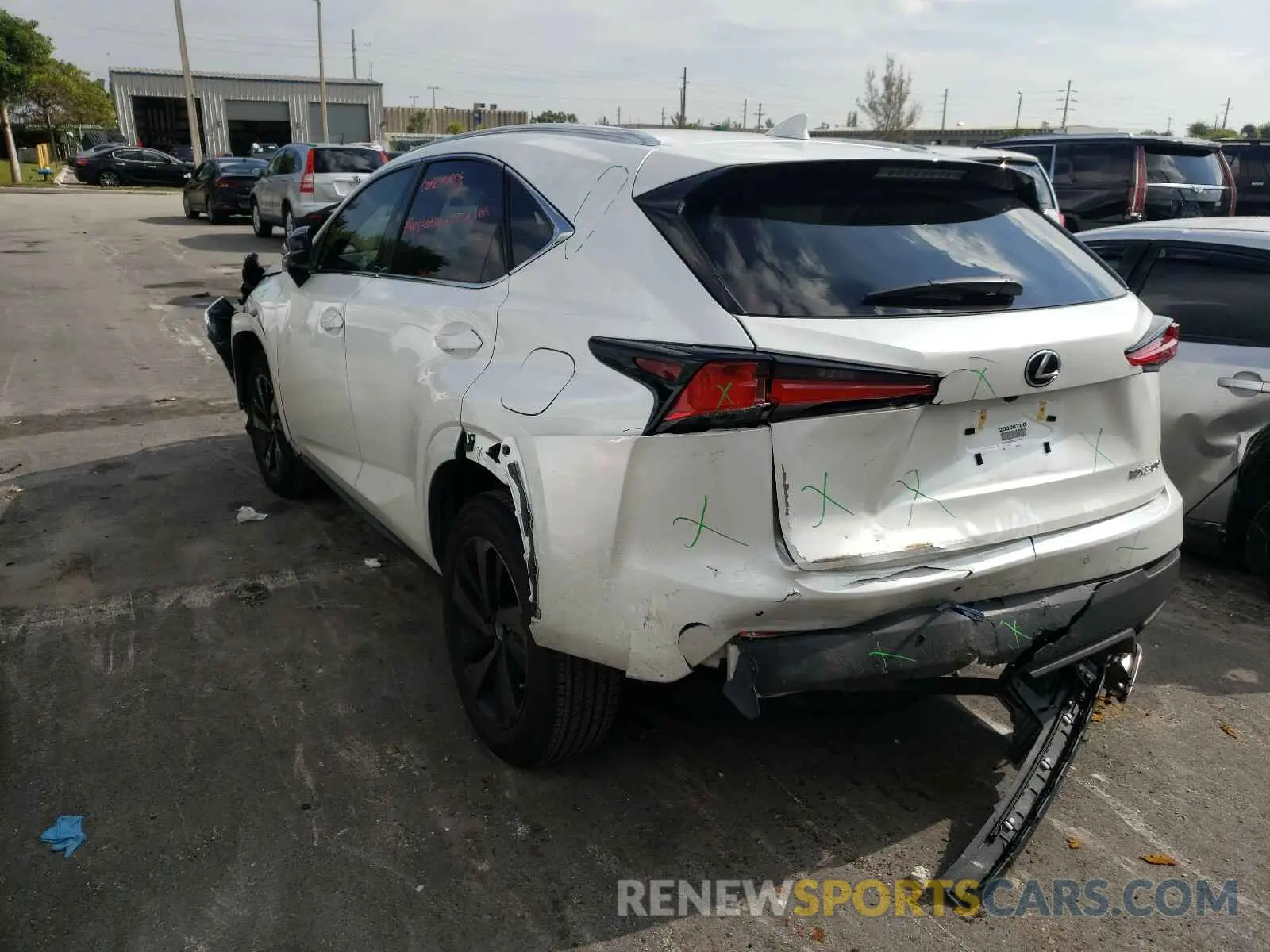 3 Photograph of a damaged car JTJGARBZ3L2171021 LEXUS NX 2020