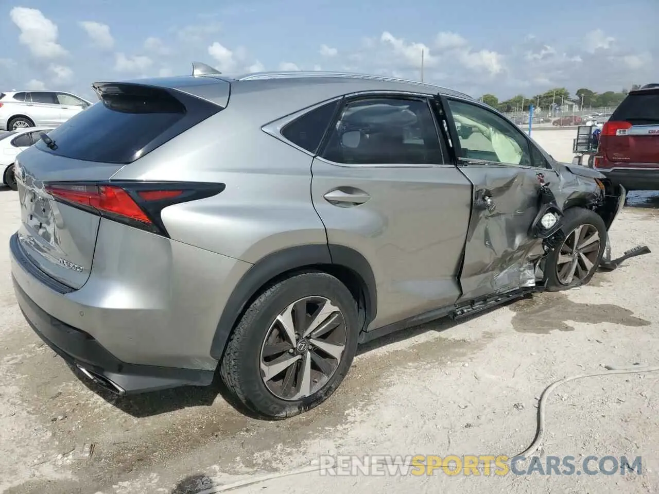 3 Фотография поврежденного автомобиля JTJGARBZ3L5009811 LEXUS NX 2020