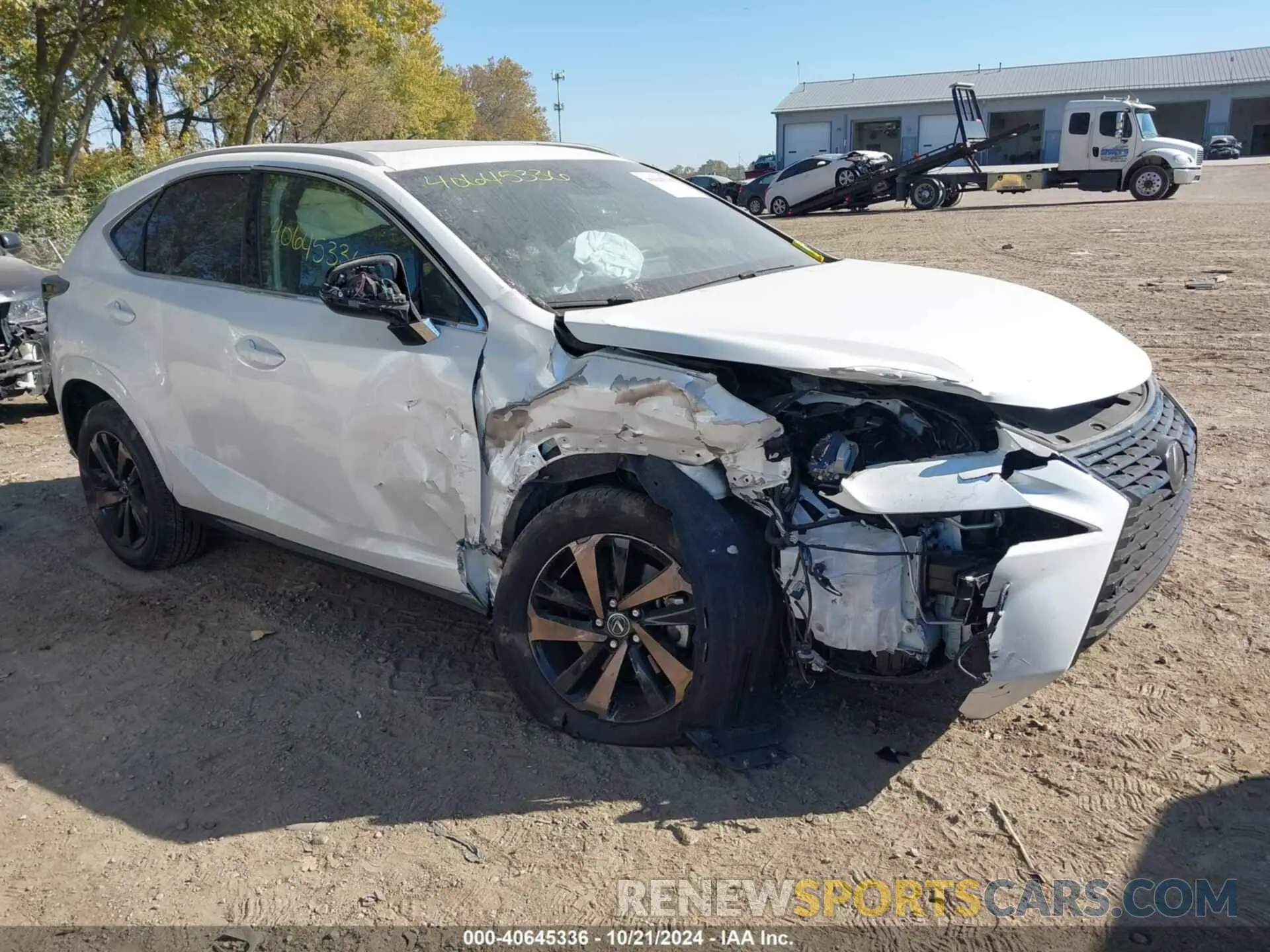 1 Photograph of a damaged car JTJGARBZ6L2168372 LEXUS NX 2020