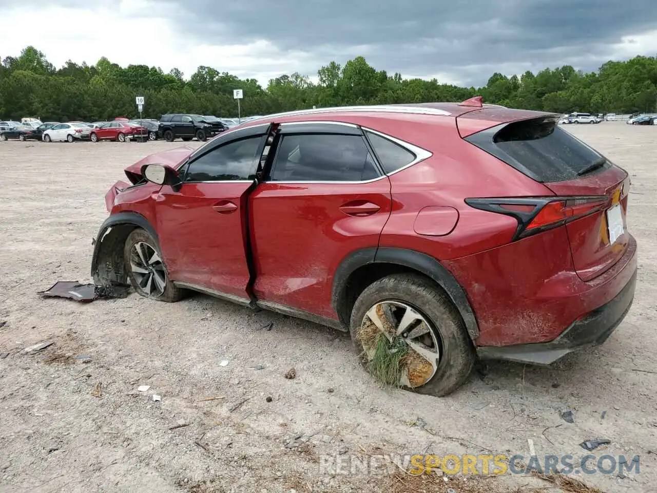 2 Фотография поврежденного автомобиля JTJGARBZ7L2176514 LEXUS NX 2020