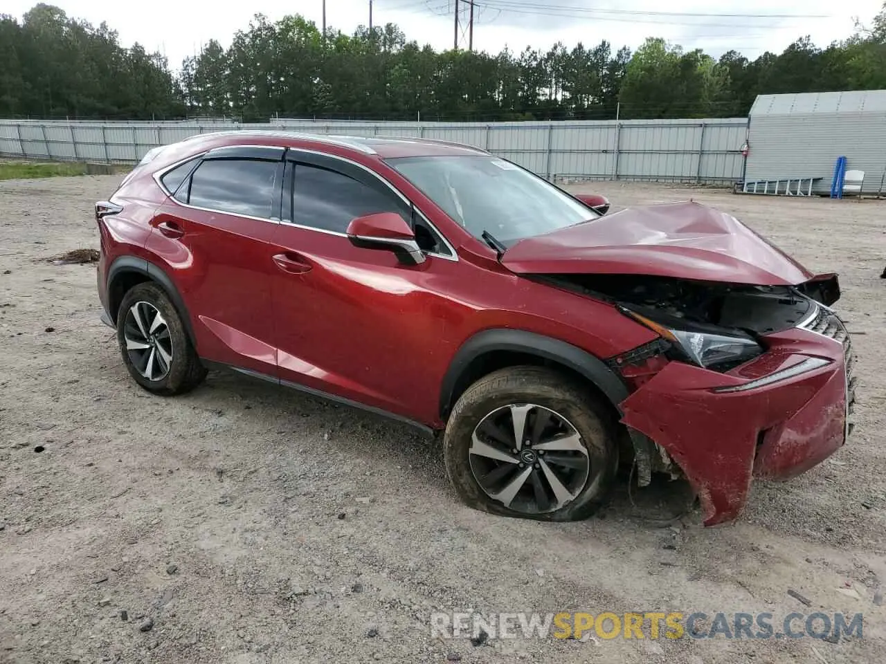 4 Фотография поврежденного автомобиля JTJGARBZ7L2176514 LEXUS NX 2020
