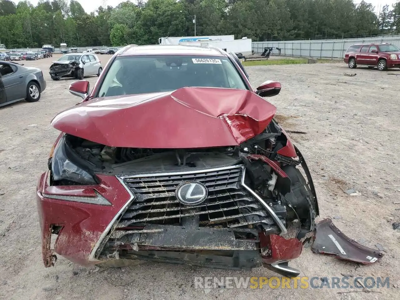 5 Фотография поврежденного автомобиля JTJGARBZ7L2176514 LEXUS NX 2020