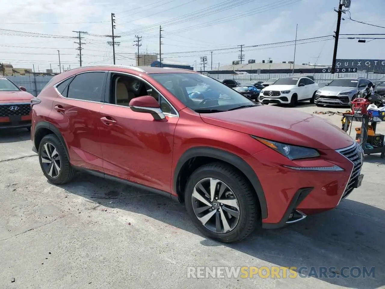 4 Photograph of a damaged car JTJGARBZ7L5020469 LEXUS NX 2020