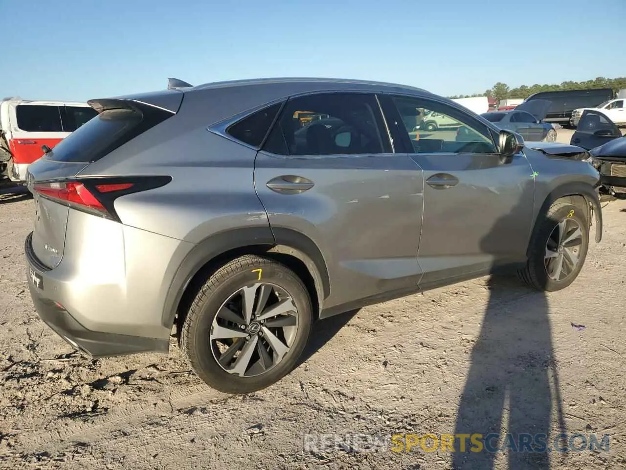 3 Фотография поврежденного автомобиля JTJGARBZXL2177429 LEXUS NX 2020