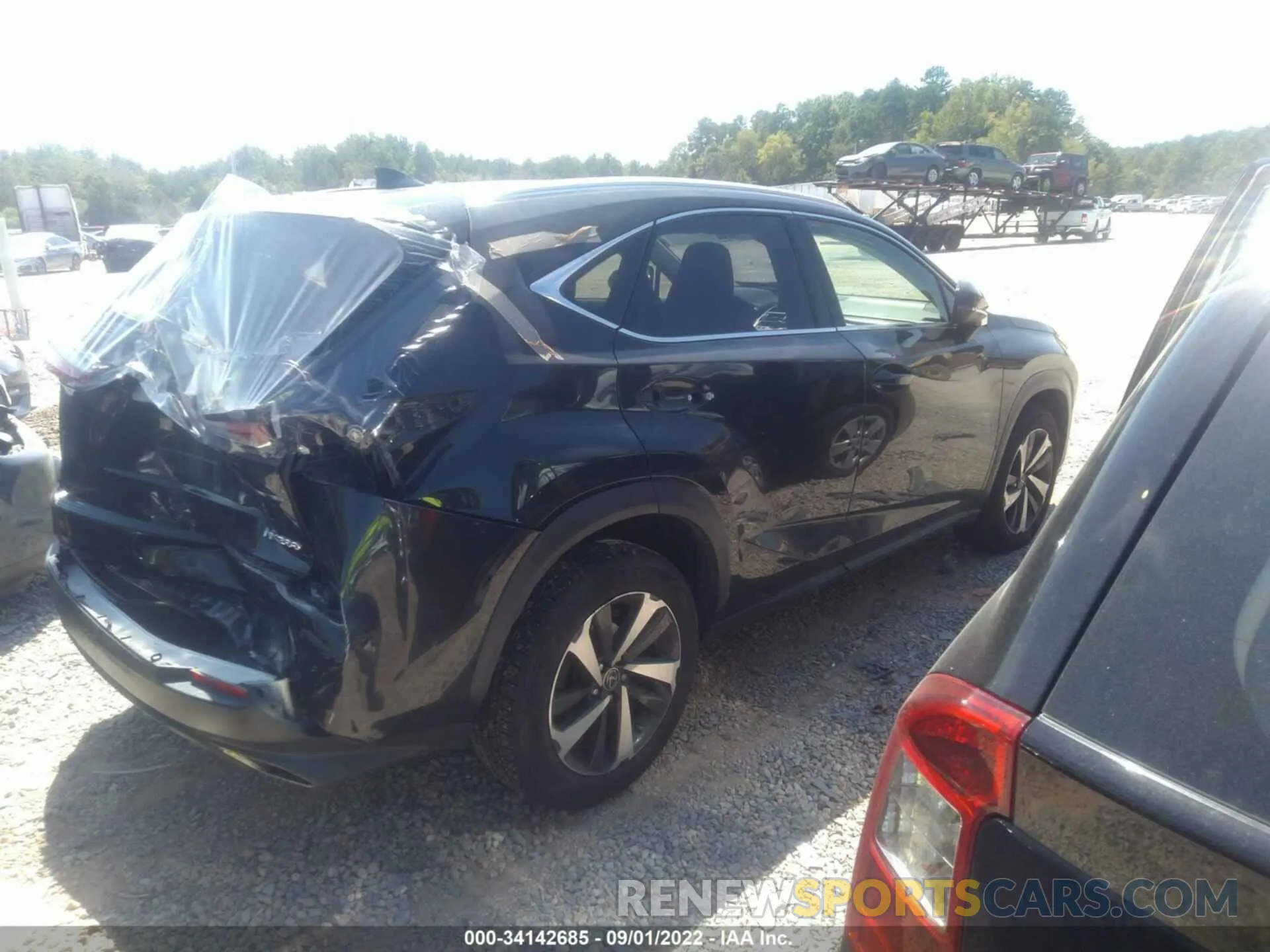 4 Photograph of a damaged car JTJGARBZXL5014634 LEXUS NX 2020
