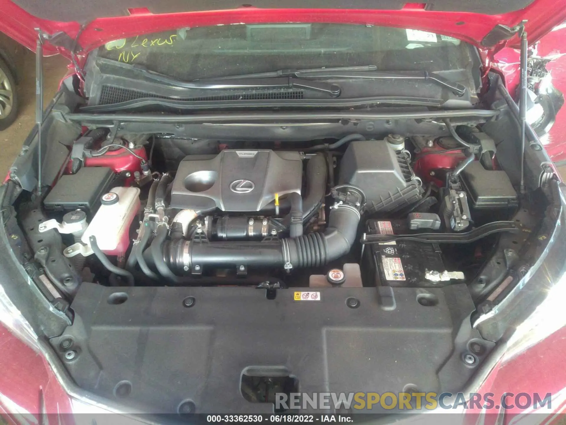 10 Фотография поврежденного автомобиля JTJGARDZ1L5011957 LEXUS NX 2020