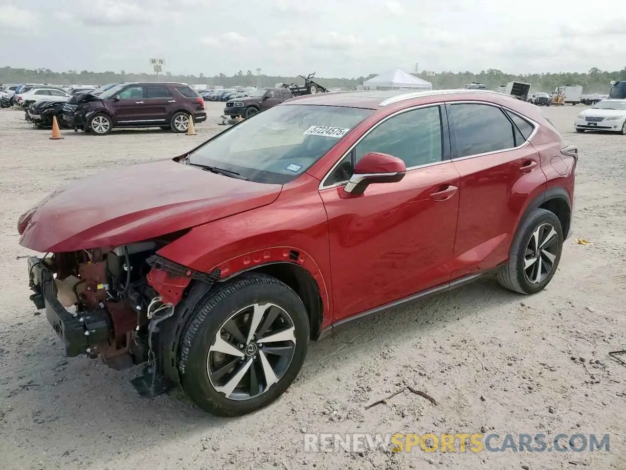 1 Photograph of a damaged car JTJGARDZ2L5009067 LEXUS NX 2020