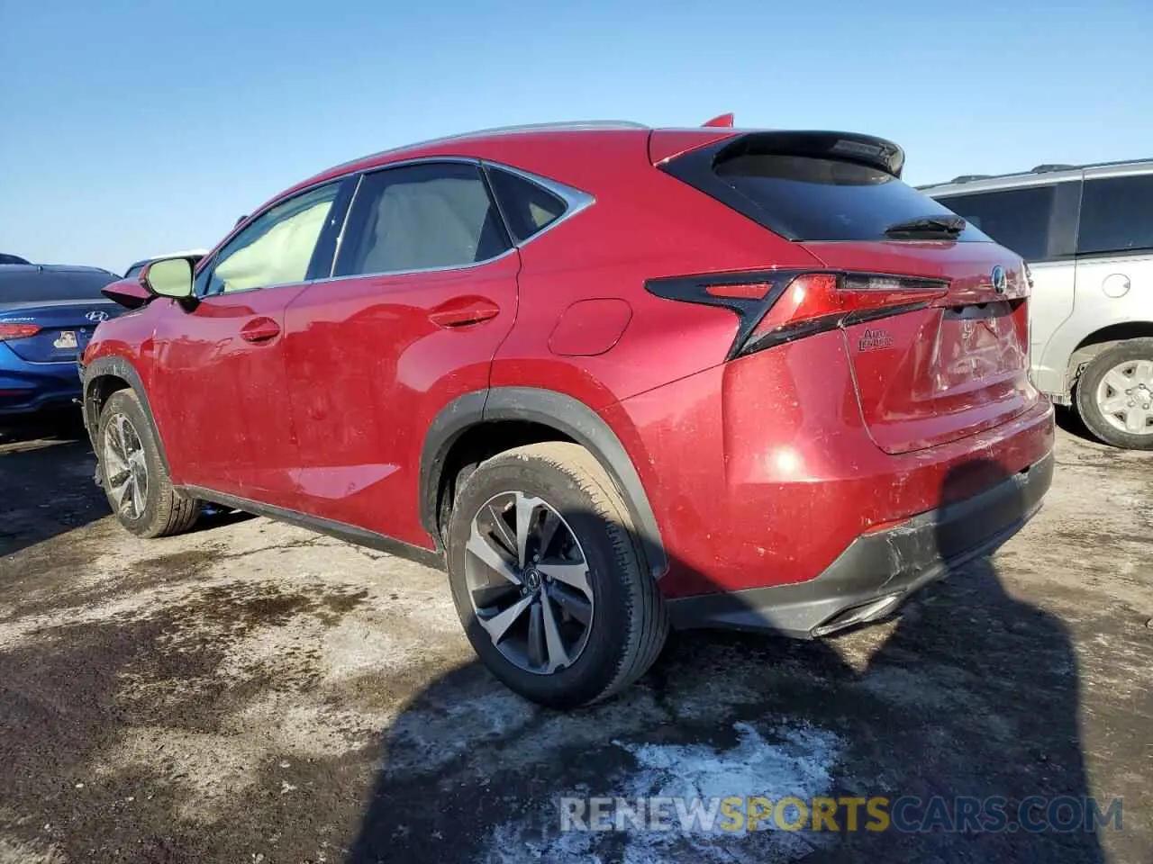 2 Фотография поврежденного автомобиля JTJGARDZ5L5007037 LEXUS NX 2020